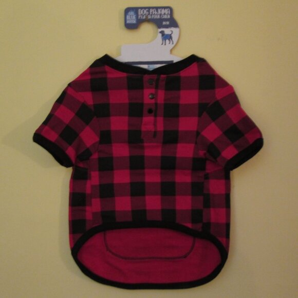 Moose On Plaid Dog Pajama - Picture 4 of 6